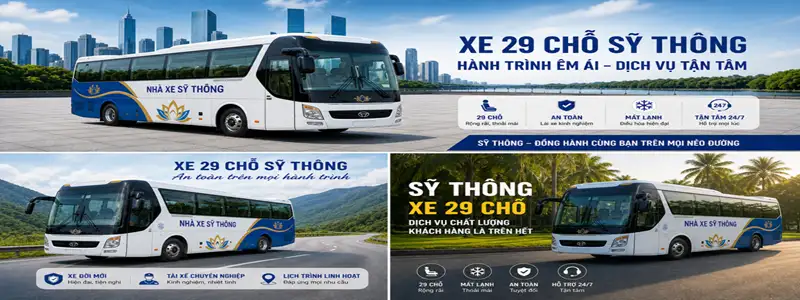 Thuê xe 29 chỗ giá rẻ Hà Nội ✯ Không Phát Sinh Chi Phí