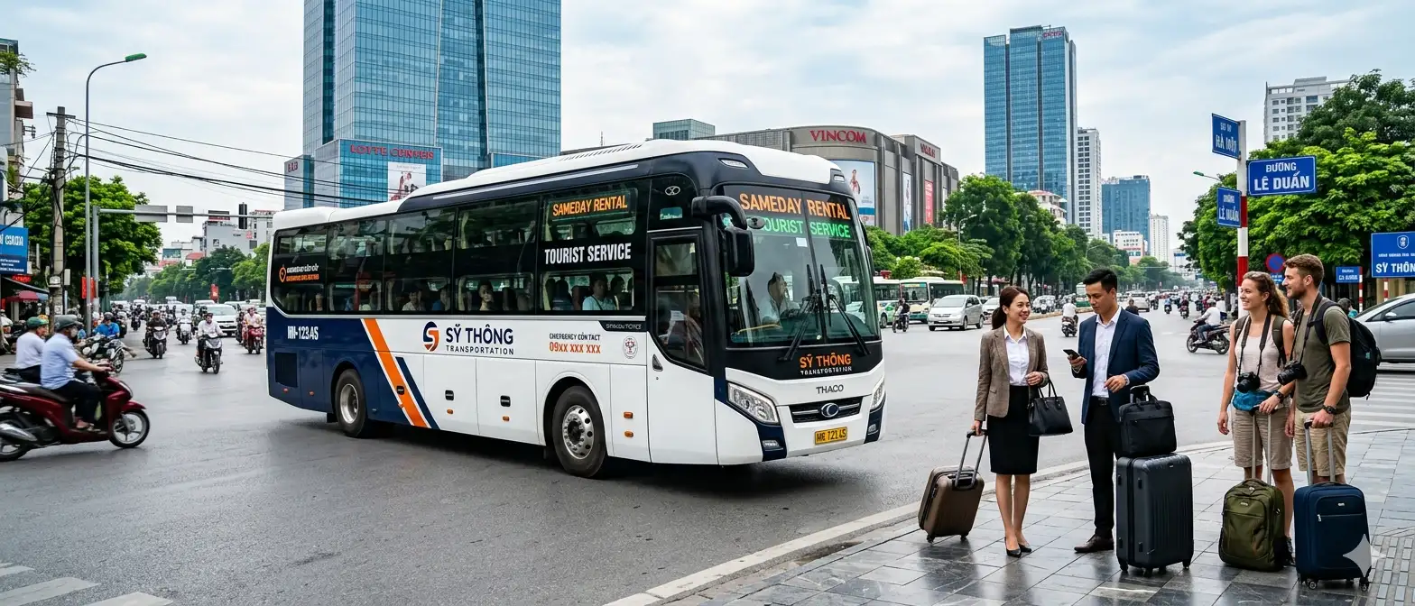 Thuê xe 29 cam kết đúng giờ – Xe đưa đón sân bay