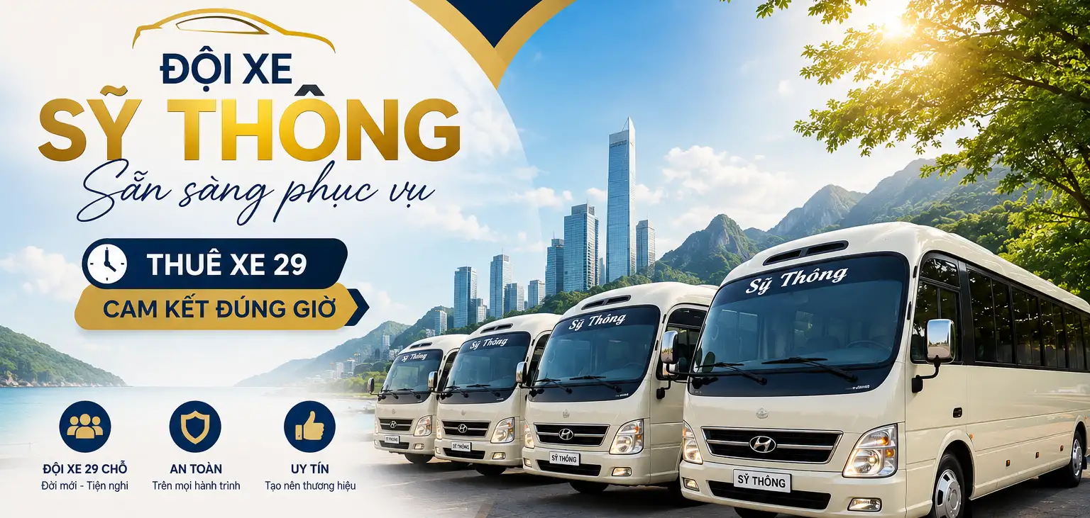 Thuê Xe 29 Cam Kết Đúng Giờ ⏱️ Bí Quyết Vàng Chọn Xe Đưa Đón Không Lo Trễ Giờ