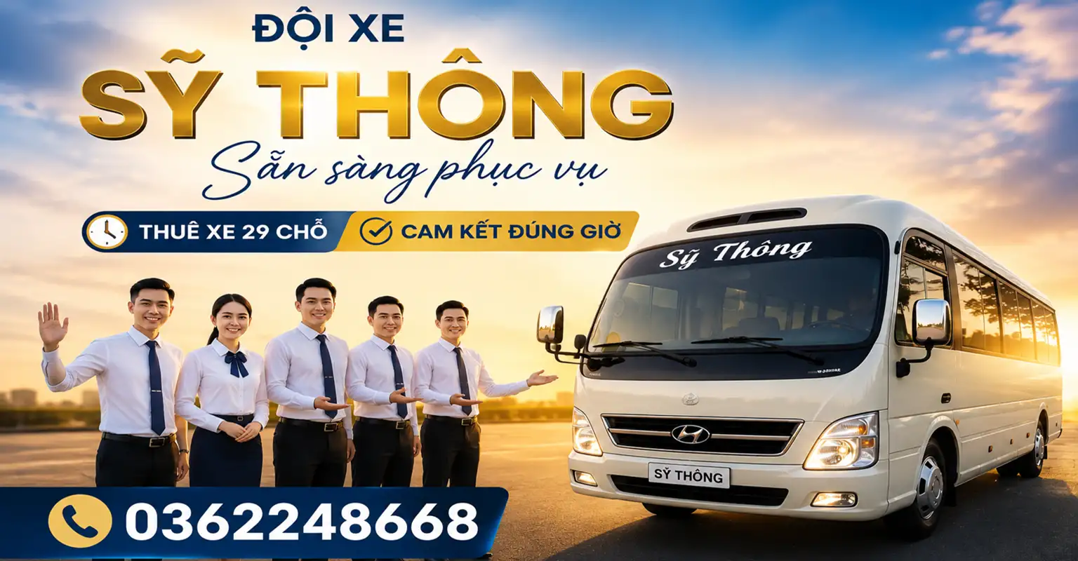 Thuê Xe 29 Cam Kết Đúng Giờ ⏱️ Bí Quyết Vàng Chọn Xe Đưa Đón Không Lo Trễ Giờ